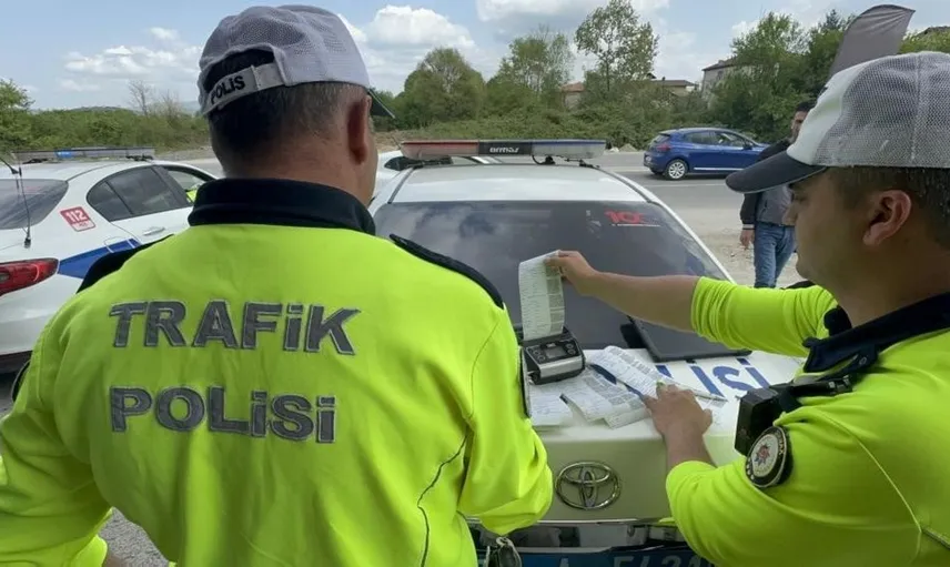 Düzce'de trafik denetimlerinde 216 araç men edildi