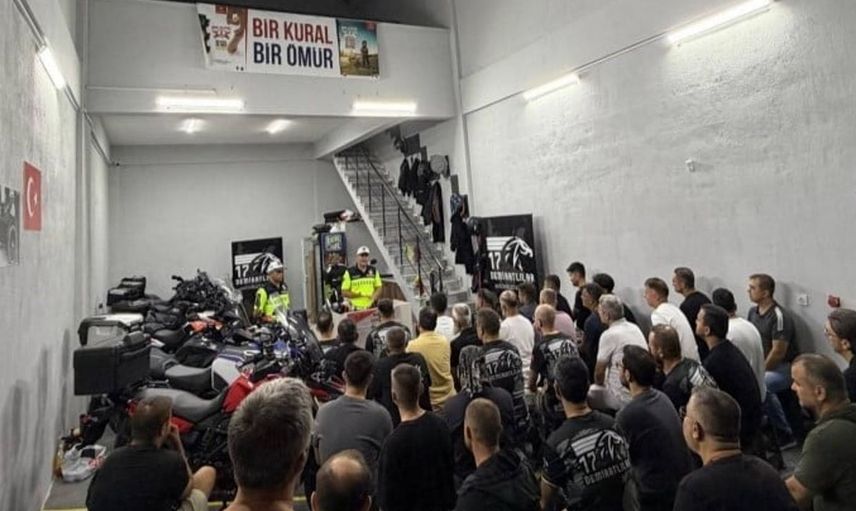 Çanakkale'de motosiklet denetimleri dikkat çekti