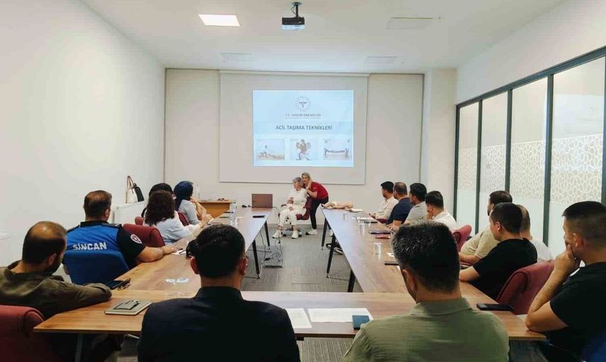 Sincan Belediyesi'nden temel ilk yardım eğitimi