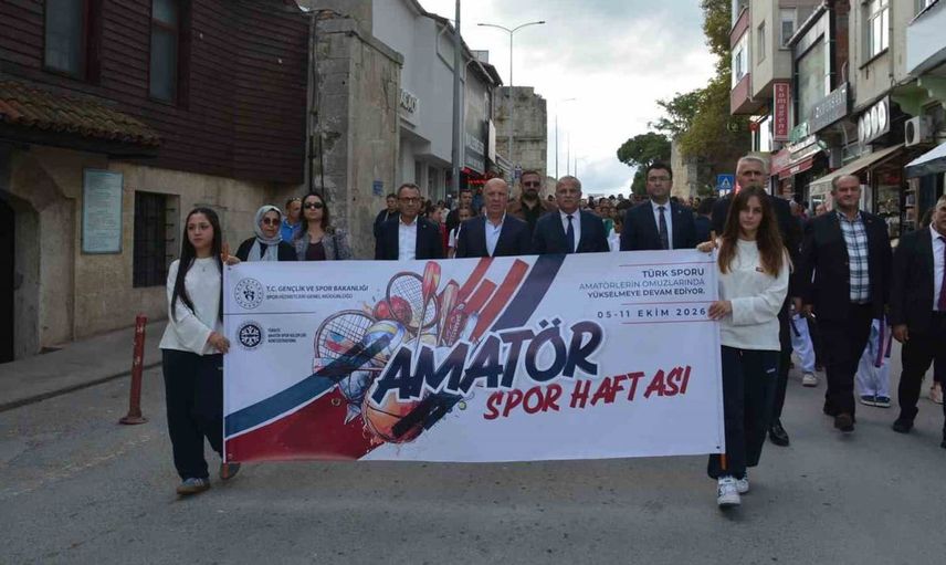 Sinop'ta amatör spor haftası coşkuyla başladı