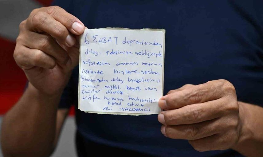 3,5 yıl sonra unutulmayan teşekkür: Depremzede, Antalya ekiplerine dondurma gönderdi