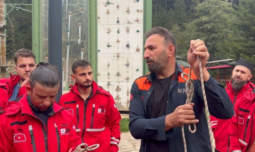 Solaklı Vadisi'nde afetlere hazırlık: 40 kişilik arama kurtarma ekibi eğitim alıyor