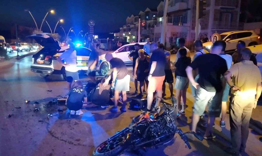 Datça'da trafik kazası: 1 yaralı