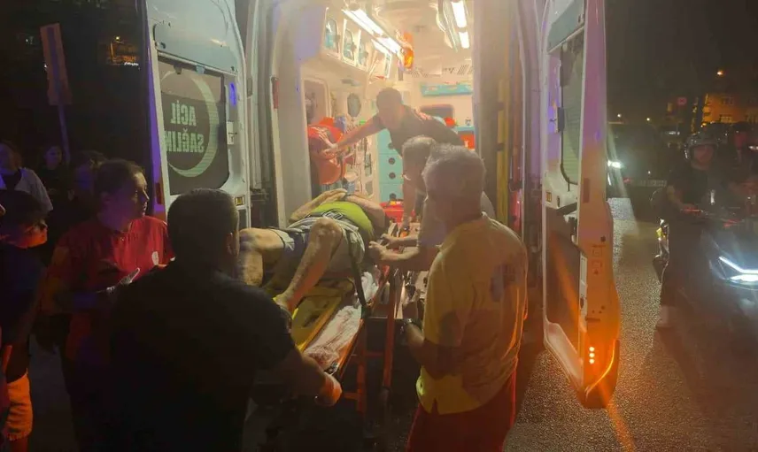 Kontrolden çıkan otomobil takla attı: 1 kişi hastaneye kaldırıldı