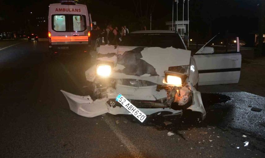 Ordu'da zincirleme trafik kazası: 4 kişi yaralandı