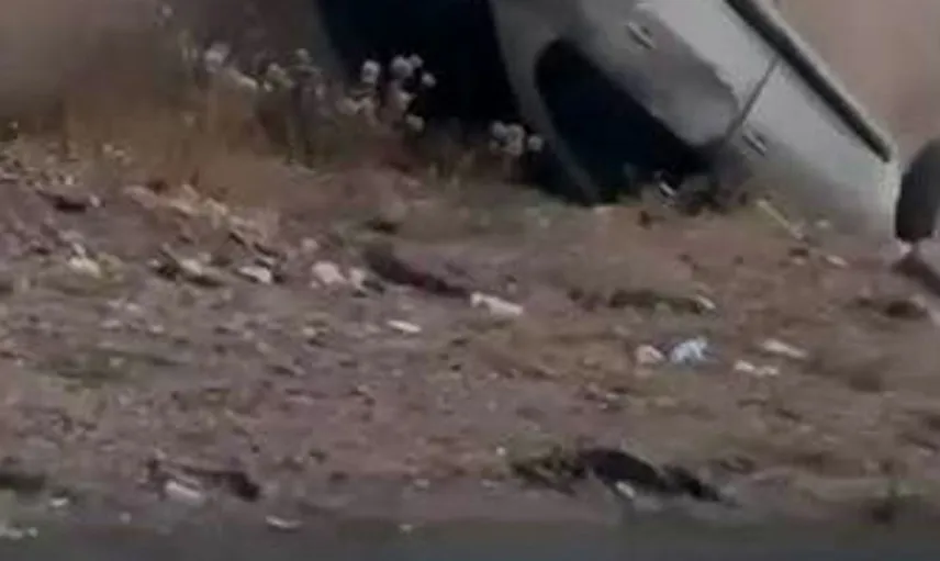 Diyarbakır'da otomobil takla attı, 1 kişi hastaneye kaldırıldı