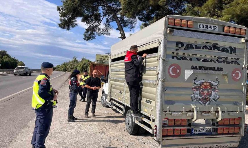 Balıkesir'de hayvan nakillerine yönelik denetim seferberliği