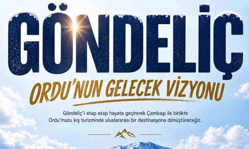 Ordu'da göndeliç dağı'nda dev kış turizmi merkezi kuruluyor