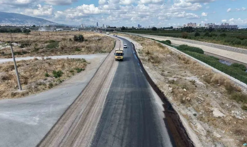 Yıldırım'daki Samanlı çevre yolu yenilendi