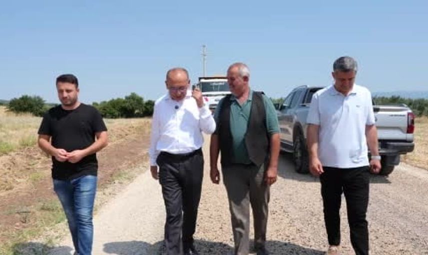 Turgutlu'da asfalt çalışmaları devam ediyor