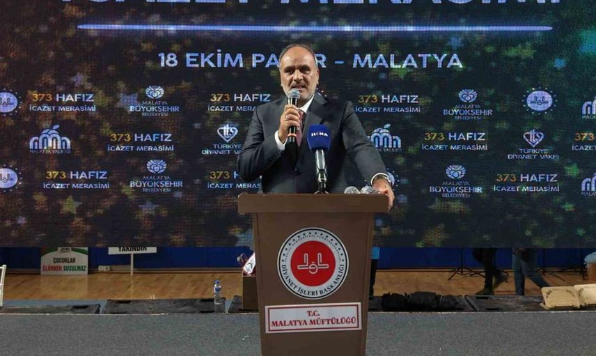 Malatya'da hafızlık merasimi: 373 öğrencinin icazet heyecanı