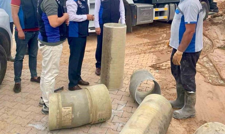Muğla'nın Milas ilçesinde içme suyu hattındaki arıza kısa sürede giderildi