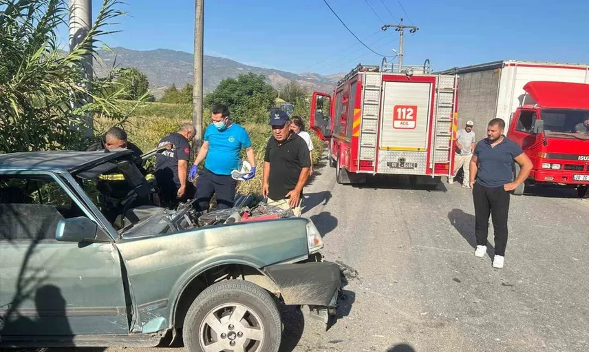 Bozdoğan'da iki trafik kazası: bir yaralı, ikinci kazada hasar