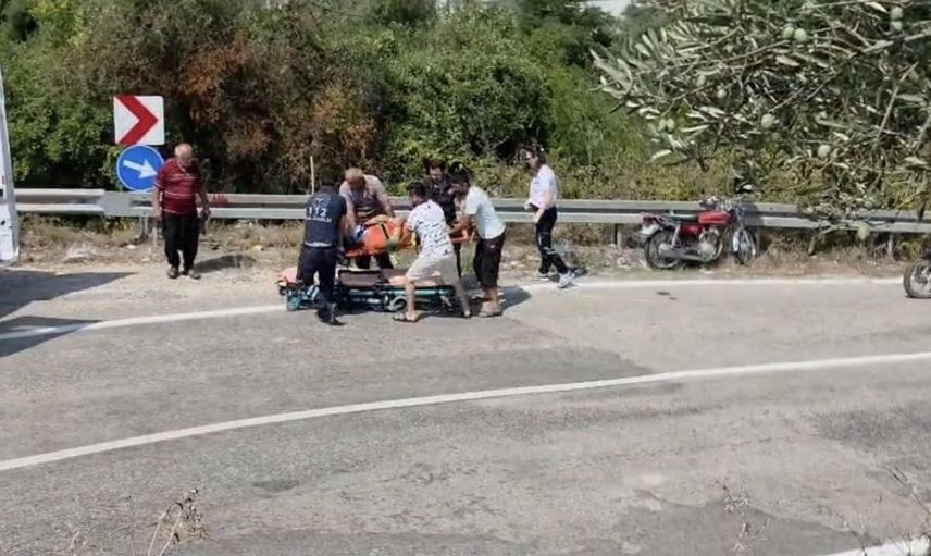 Osmaniye'de motosiklet kazası: iki kişi yaralandı
