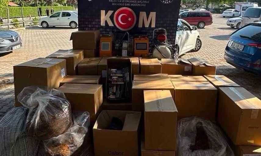 Kayseri'de büyük kaçakçılık operasyonu: 270 bin makaron ele geçirildi