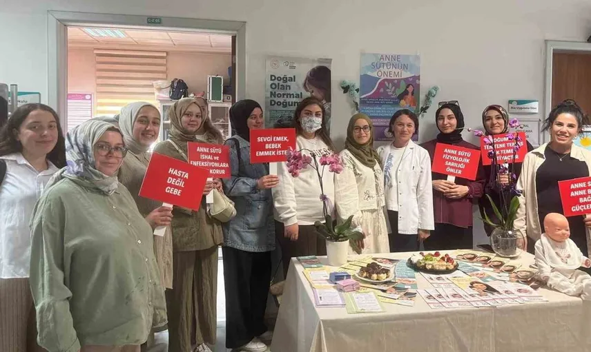 Anne adaylarına normal doğum ve emzirme eğitimi verildi