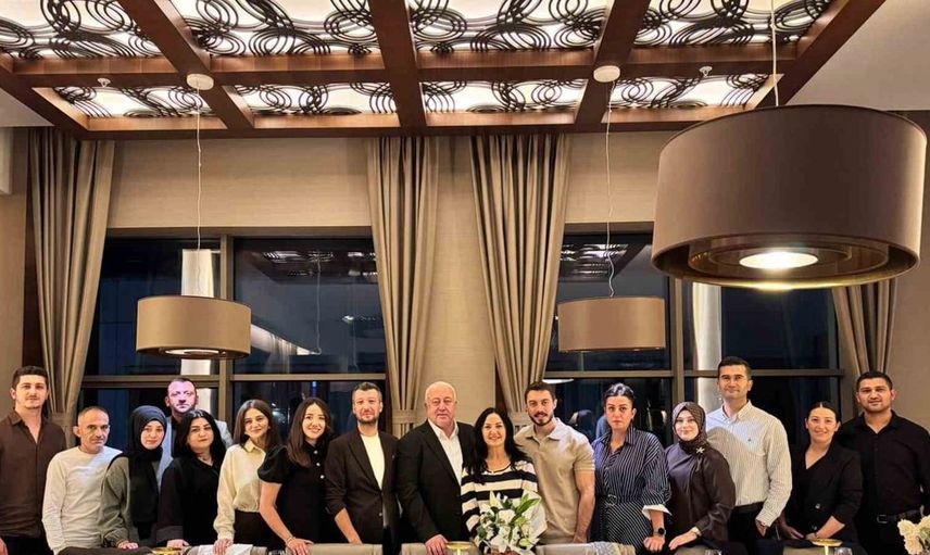 Kazım Yılmaz, borsa personeliyle veda yemeğinde bir araya geldi