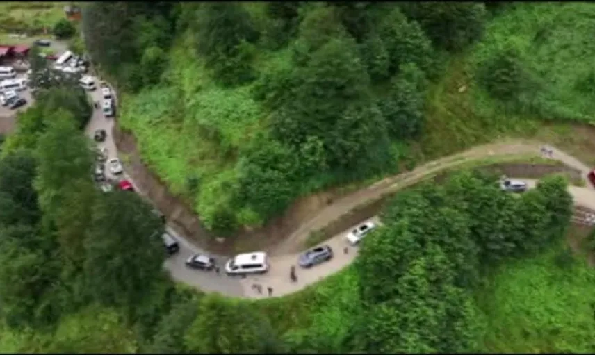 Uzungöl'de sağanak sonrası ikinci taşkın felaketi yaşandı