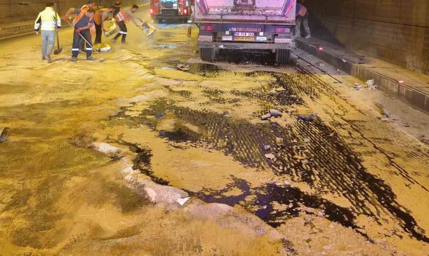 Selatin tünelinde trafik kazası: bir yaralı hastaneye kaldırıldı