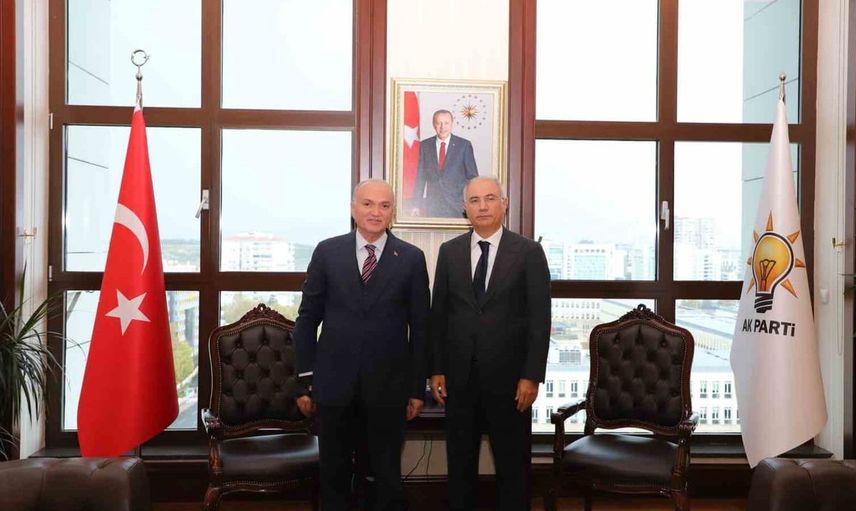 Başkan özlü efkan ala ile buluştu: Ortak hedefler üzerine sohbet ettiler
