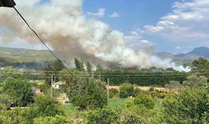 Muğla'nın Seydikemer ilçesinde yangınla mücadele hız kesmeden sürüyor