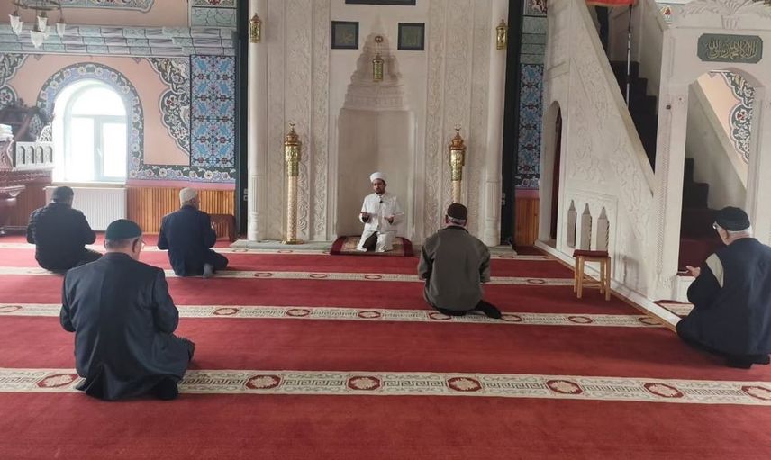 Aydıntepe'de camiler ve din görevlileri haftası dolayısıyla anlamlı bir hatim programı gerçekleşti