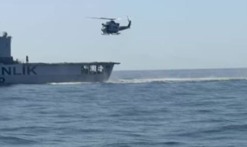 Silivri açıklarında batan geminin personeli için helikopterli arama kurtarma operasyonu sürüyor