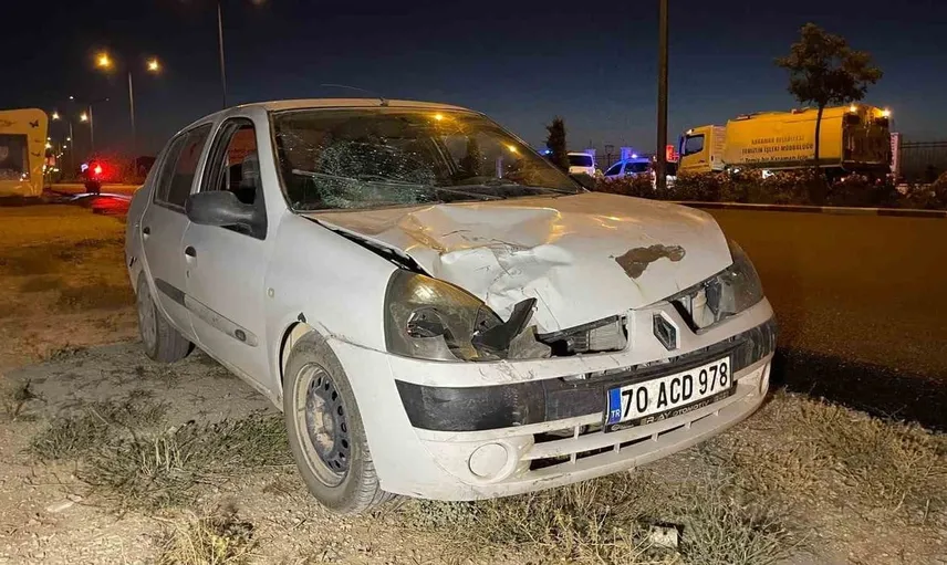 Karaman'da alkollü sürücünün yol açtığı kazada baba hayatını kaybetti, oğlu yaralı