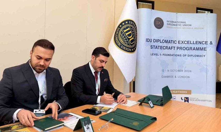 Uluslararası diplomasi eğitiminde Türkiye’yi temsil eden sendika başkanları