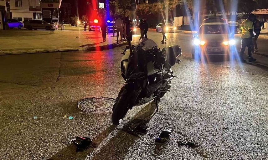Çorum'da otomobil ile motosiklet çarpıştı: bir yaralı