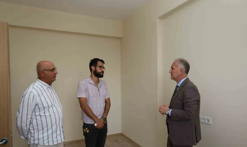 İnegöl'ün yeni KYK erkek öğrenci yurdu eğitim dönemine hazırlanıyor
