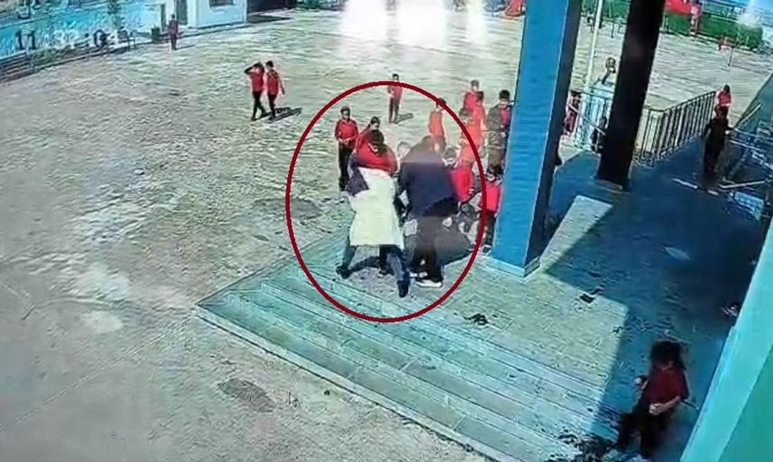 Diyarbakır'da müdür yardımcısı öğrenciyi boğulma tehlikesinden kurtardı