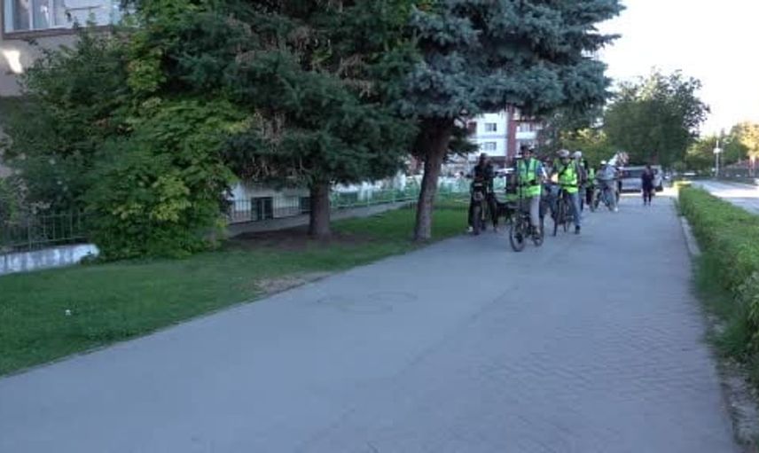 Eskişehir’de bisiklet turuyla güvenli sürüş vurgusu yapıldı