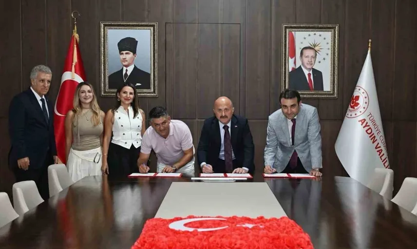 Kuşadası'na yeni eğitim tesisi: Şefika Yeliz Aktürk Anaokulu için imzalar atıldı