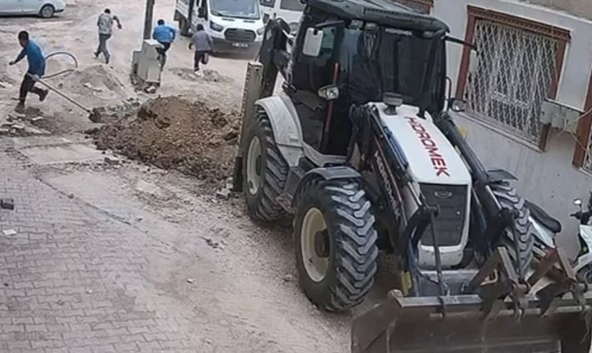 Adıyaman'da doğalgaz borusu patlaması paniğe neden oldu