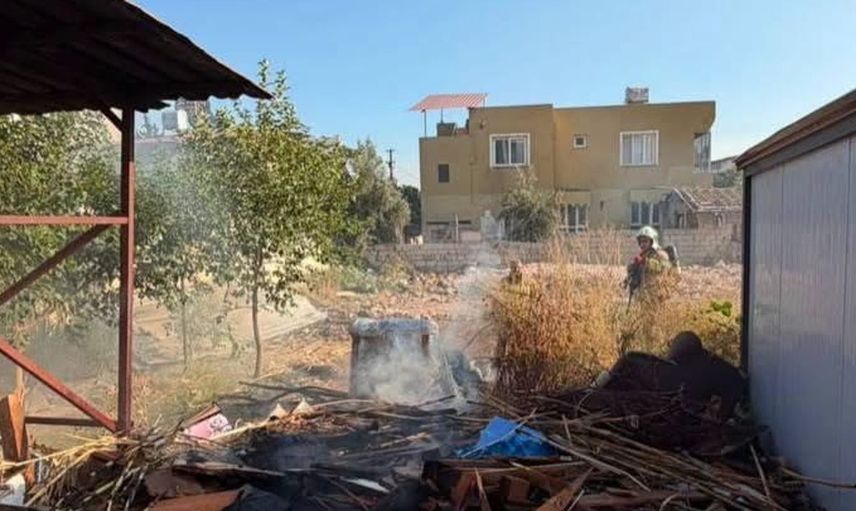 Kırıkhan'da çıkan bahçe yangını kısa sürede kontrol altına alındı