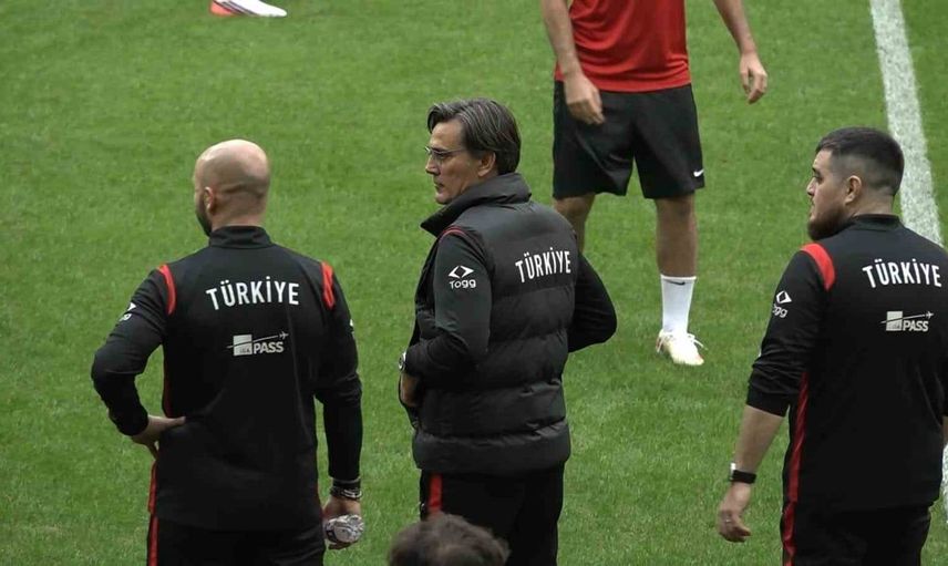 A milli takım, İtalya maçı öncesi antrenmanını tamamladı