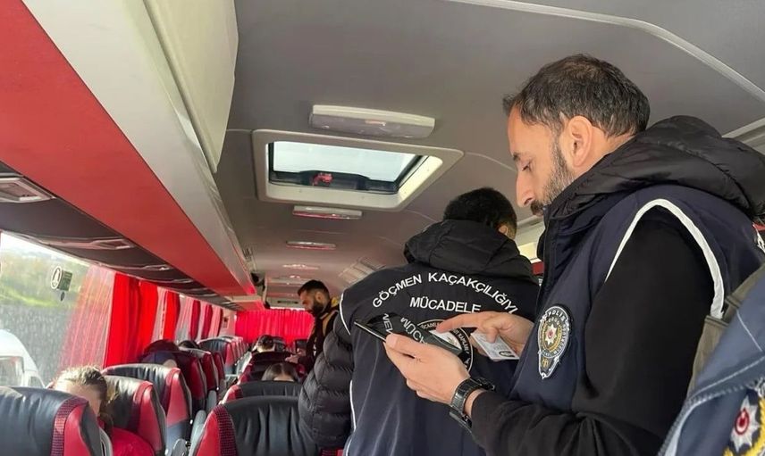 Sinop'ta düzensiz göçle mücadele kapsamında denetim gerçekleştirildi