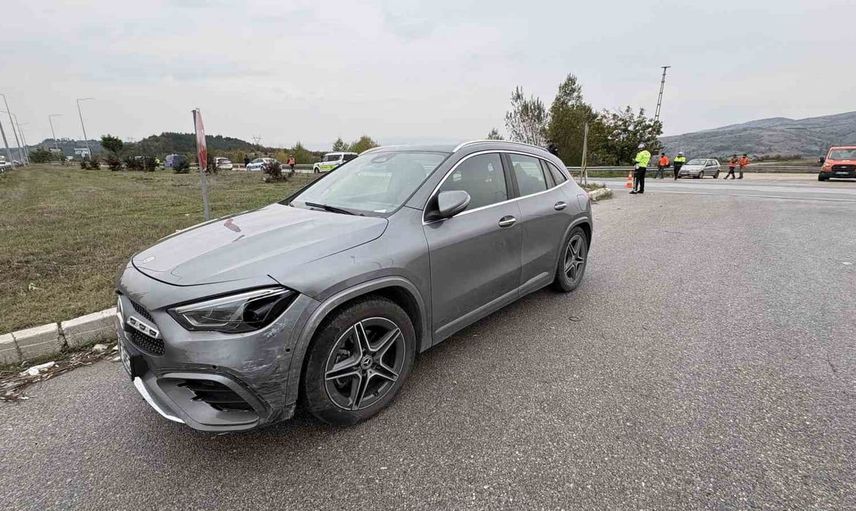 Çorum'da iki aracın çarpıştığı kazada bir kişi yaralandı