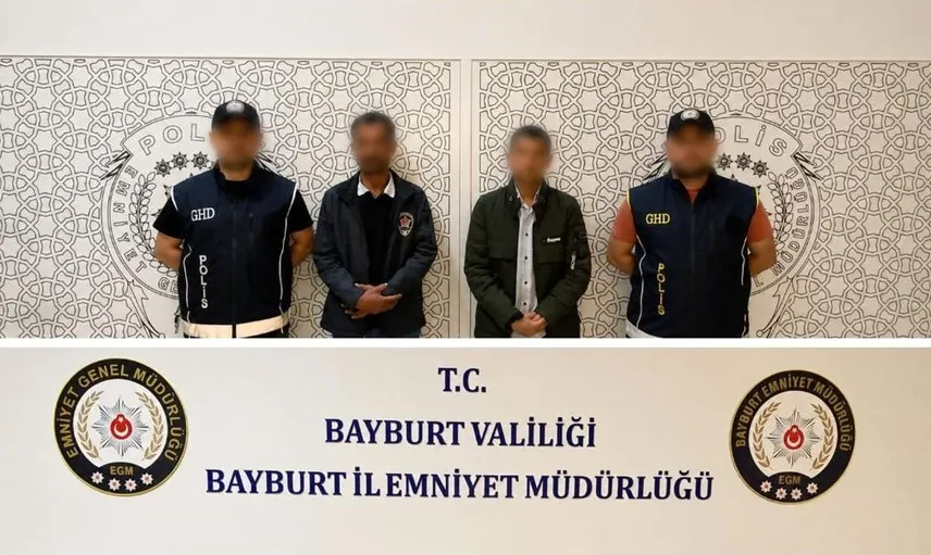 Yasak yolla Bayburt'a gelen düzensiz göçmenler yakalandı