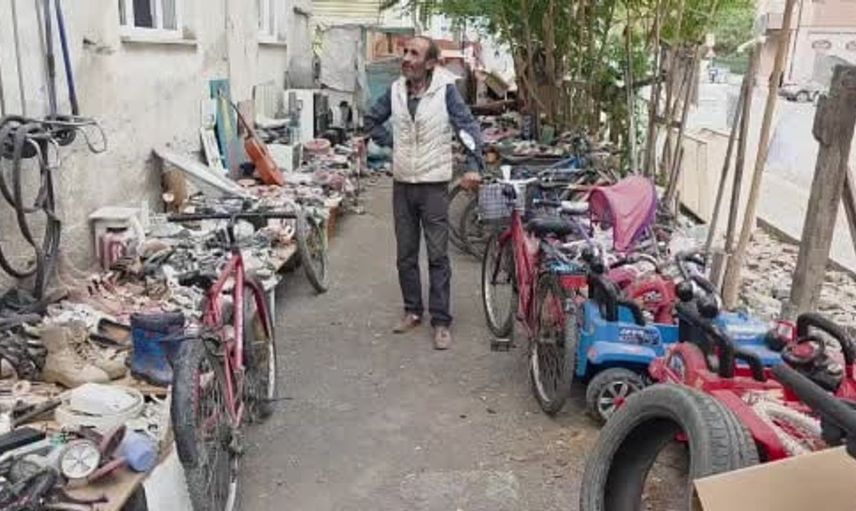 Kütahya'da atık malzemeler yeniden ekonomiye kazandırılıyor