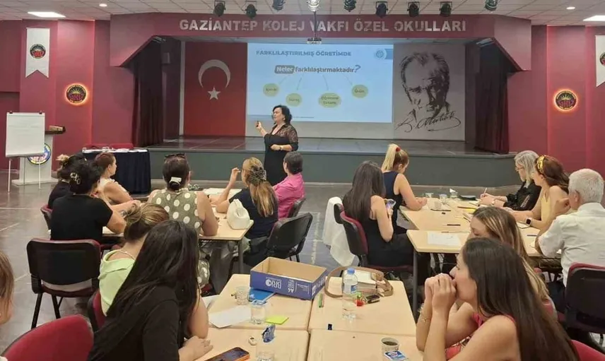Gaziantep Kolej Vakfı'nda öğretmenler için farklılaştırılmış eğitim atölyesi düzenlendi