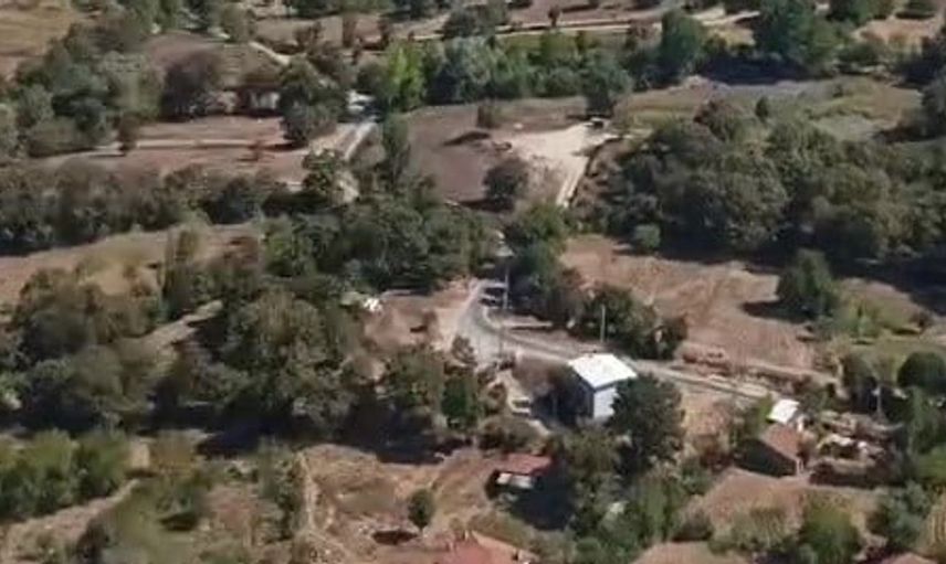 Bursa'da tarım alanında başlayan yangın, ormanda etkili oldu
