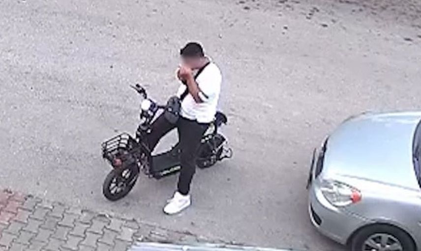 Bolu'da yavru kedinin boğulması güvenlik kamerasında görüntülendi