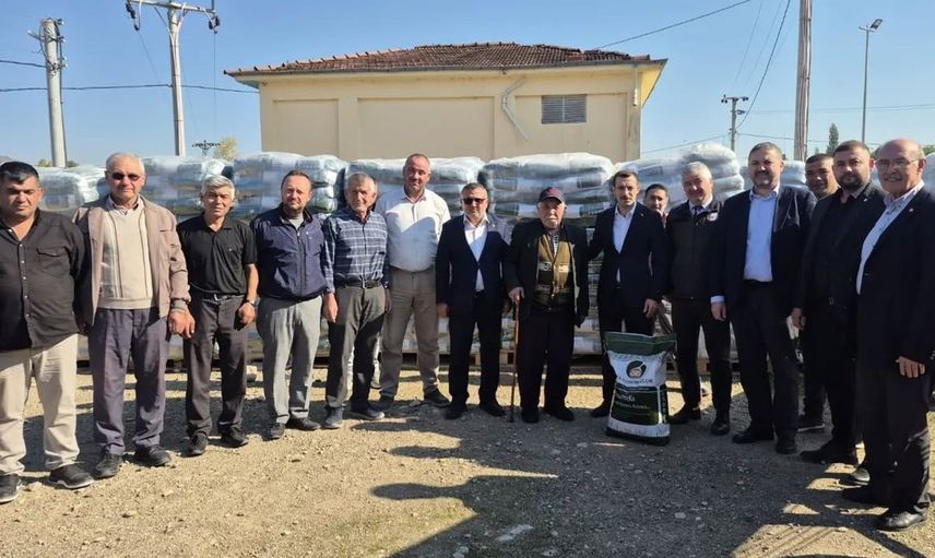 Yenipazar'da çiftçilere buğday tohumu desteği sağlanıyor