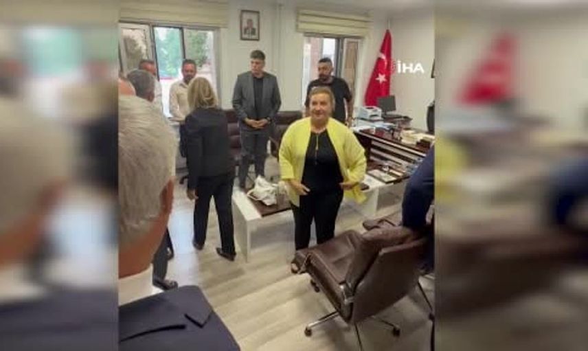 Seda Dilber, MHP Grubu'nu ziyaret ederek yeni görevine başladı