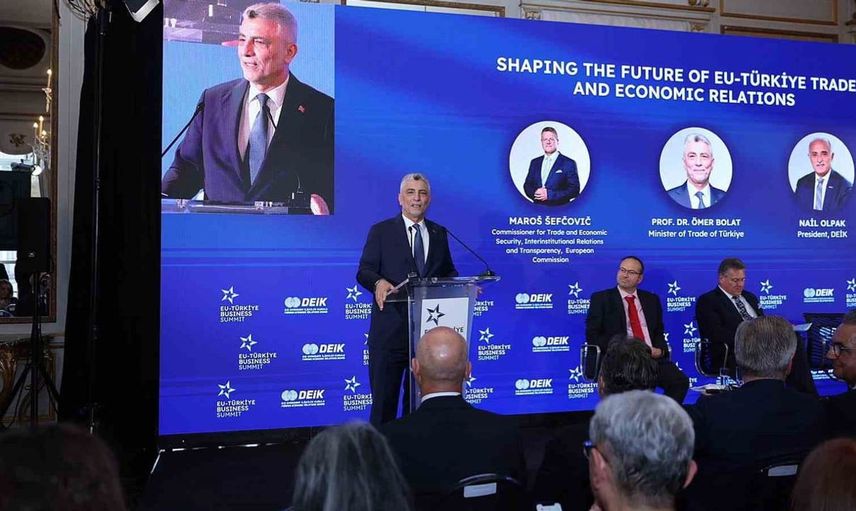 Ticaret Bakanı Bolat, Türkiye-AB iş zirvesinde stratejik ilişkileri vurguladı