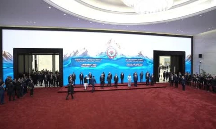 Erdoğan, şİÖ zirvesinde aile fotoğrafında yer aldı