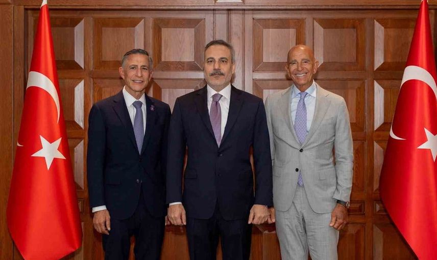 Dışişleri Bakanı Fidan, Tom Barrack ile görüştü