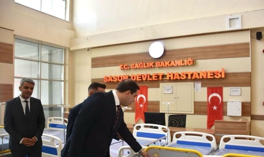 Sason'da yatağa bağımlı hastalar için yeni hasta yatakları temin edildi